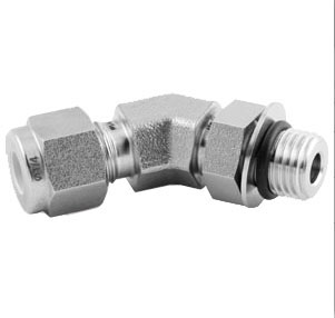 45°外螺纹位置可调卡套接头