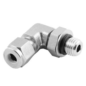 位置可调阳螺纹卡套弯头